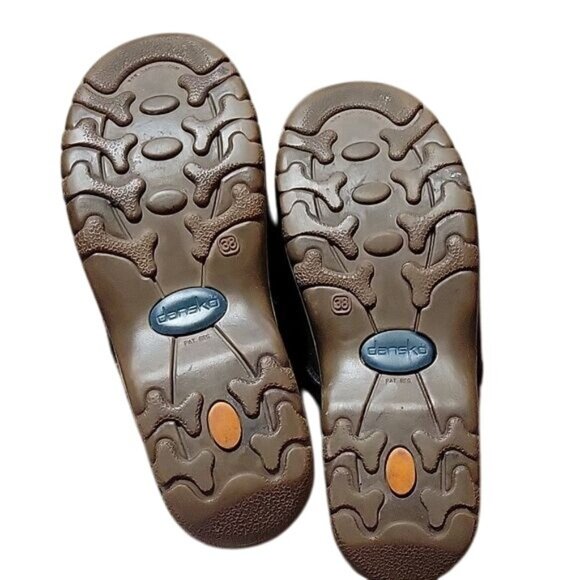 Dansko‎ Sport Black Leather Slip-On Shoes 7,5  Womens Comfortable Work Shoes - Picture 9 of 9